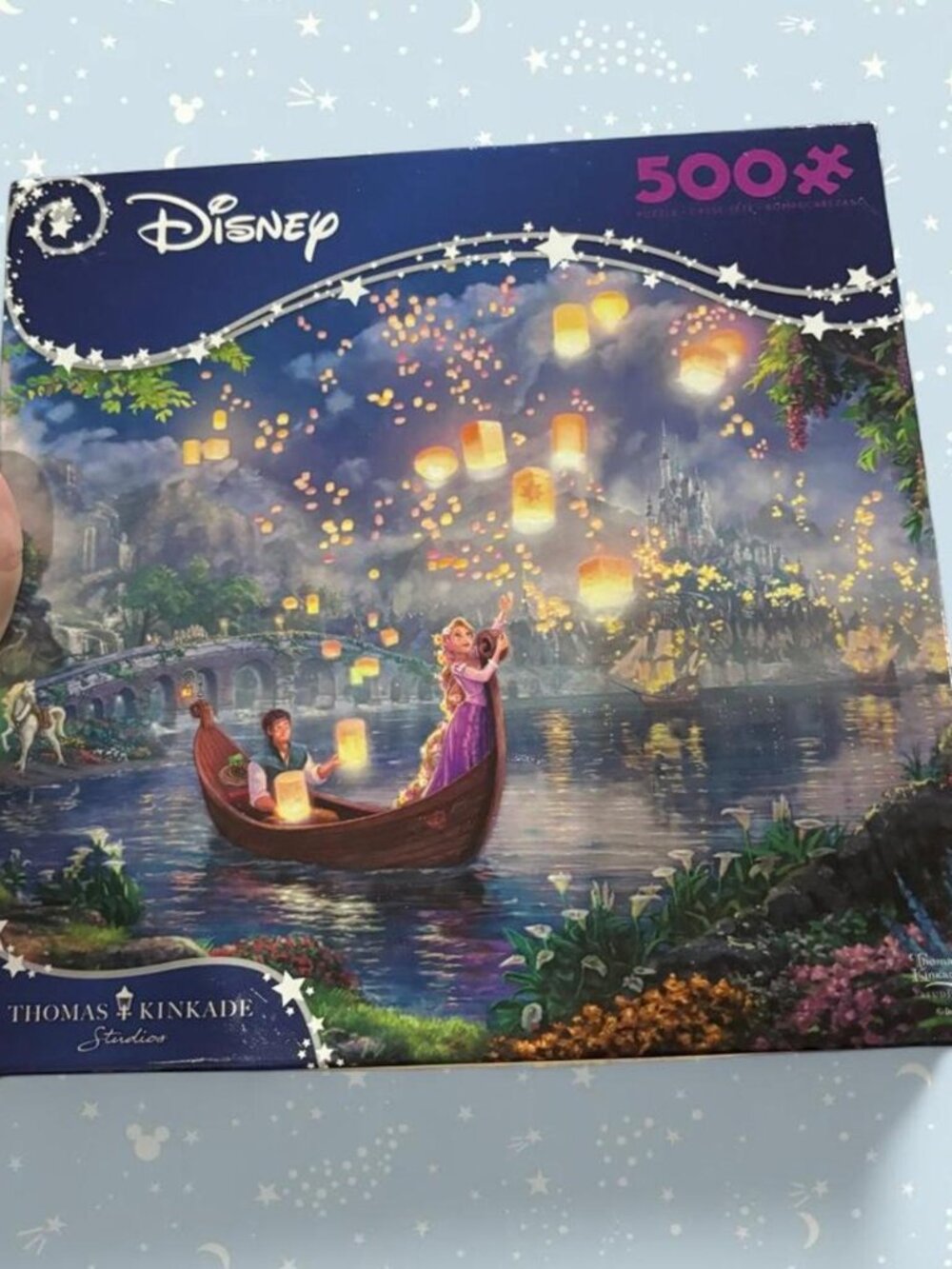 Disney Thomas Kinkade Studios Tangled 500 Piece Jigsaw Puzzle